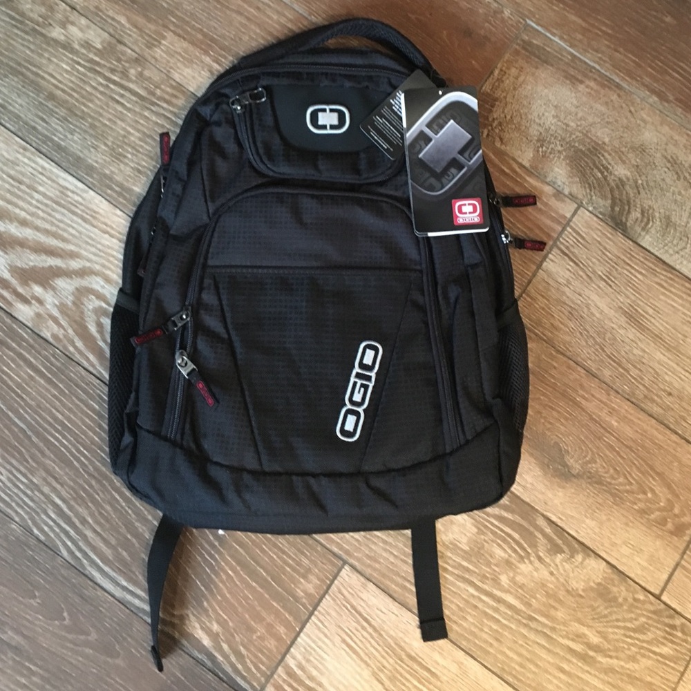 OGIO Black Backpack with Red Accents. No tags anymore!
